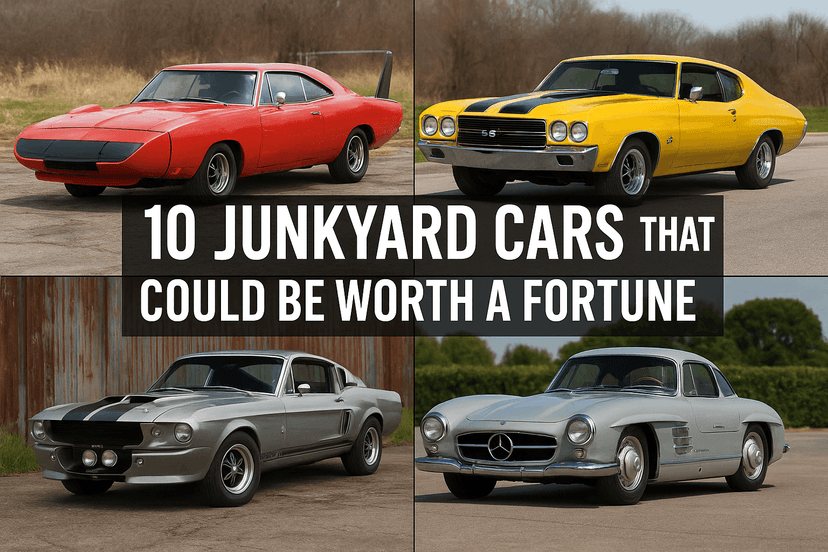 Classic junkyard cars that could be restored and worth a fortune today